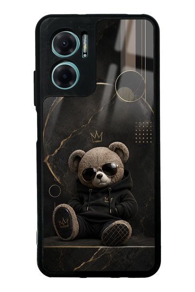 Spoyi Xiaomi Redmi Note 11E Royal Teddy Design Glossy Phone Case