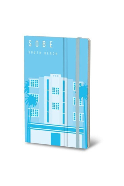 OEM Caiet Stifflex Alias South Beach, coperta tare, 13x21 cm, 192 pagini, mul...