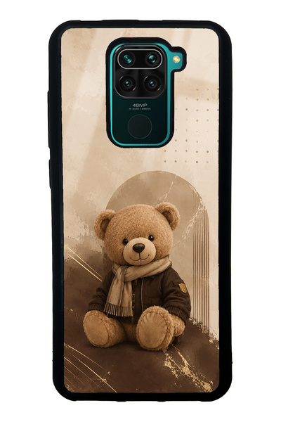 Spoyi حافظة هاتف لامعة بتصميم تيدي مريح لهاتف Xiaomi Redmi Note 9