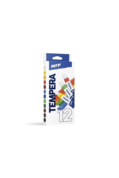 MFP Set tempera, MFP, 12 culori, Non-toxic, 12 ml, Multicolor