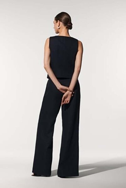 GONCA Niqozza Lyra Striped Linen Vest