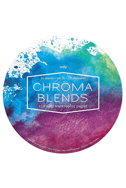 OEM Ooly Chroma Blends bloc rotund pentru acuarelă 25 cm 20 coli 300 g