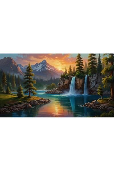 mural home لوحة جدارية - الطبيعة - 100cm * 56cm