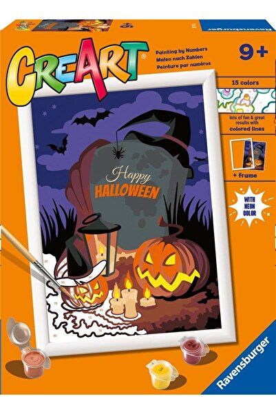 RAVENSBURGER Set creativ pentru copii cu Halloween, Ravensburger, Multicolor, 9+