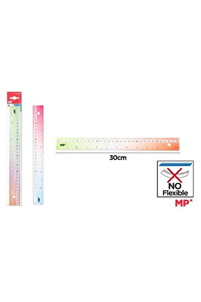 OEM Linijka plastic MP Main Paper multicolor 30cm