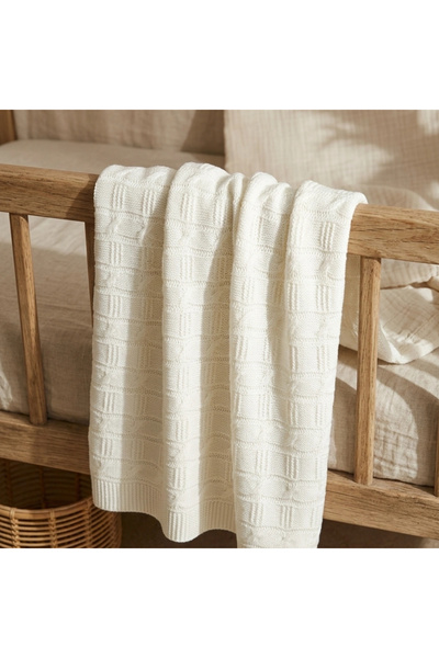 BUUDE Aura Pure Luxury Sherpa Lined Hair Knit Knitwear Baby Blanket 100*100 -...
