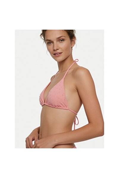 Guess Top de bikini pentru femei E6GJ34MC040 Roz