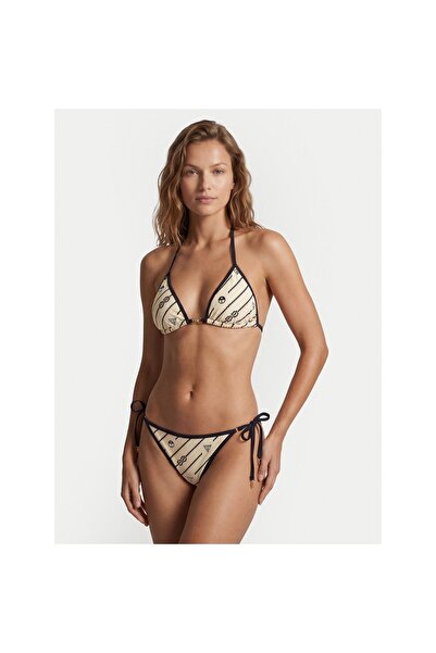 Guess Top de bikini pentru femei W6GZ08K3281 Crem