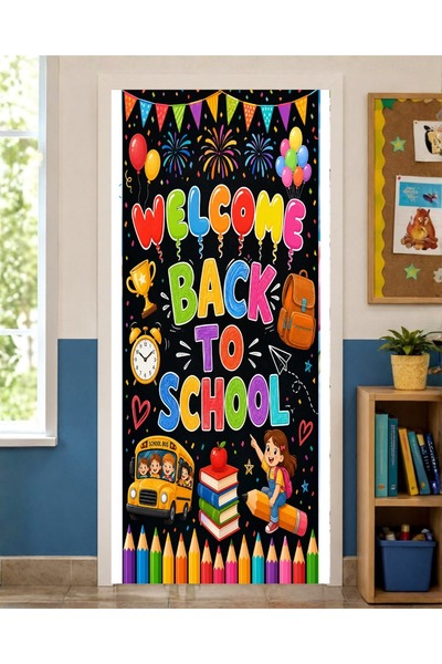 PROMISEBACKDROP2 190X75Cm Elastic Door Decoration, Fabric Door Dressing, Welc...