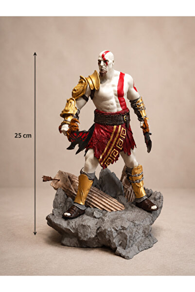 Pilovestik Kratos Figürü God of War 16K Yüksek Çözünürlüklü Reçine 3D Baskı K...