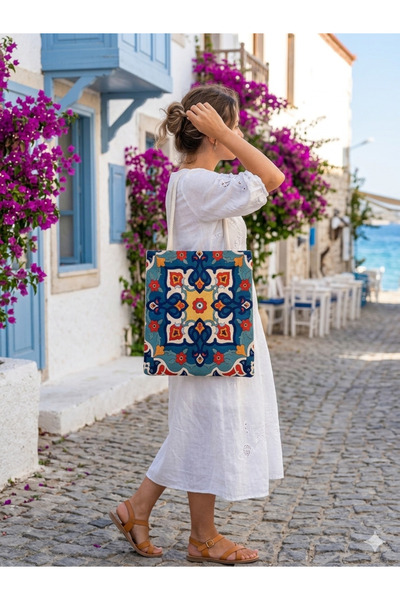 Gamy Crafts Ethnic Tapestry Woven Canvas Bag - Woven Shoulder Bag with Rope S...