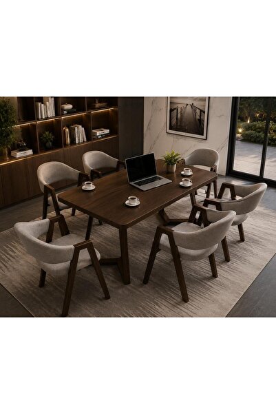 larissa design masa takımı 6 kişilik
