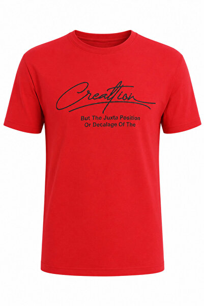 trender Creativizm Print Suprem Red Men's T-Shirt 226-16