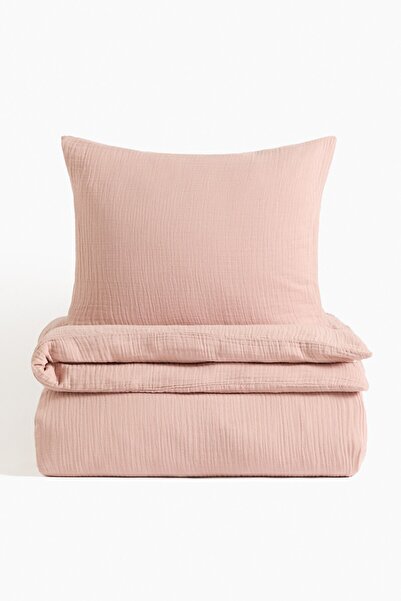 H&M Tek Kişilik Muslin Nevresim Takımı