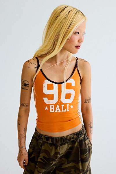 Bershka Desenli askılı top