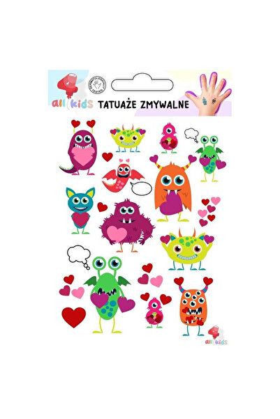 All4Kids Tatuaje temporare multicolor set pentru copii 3+