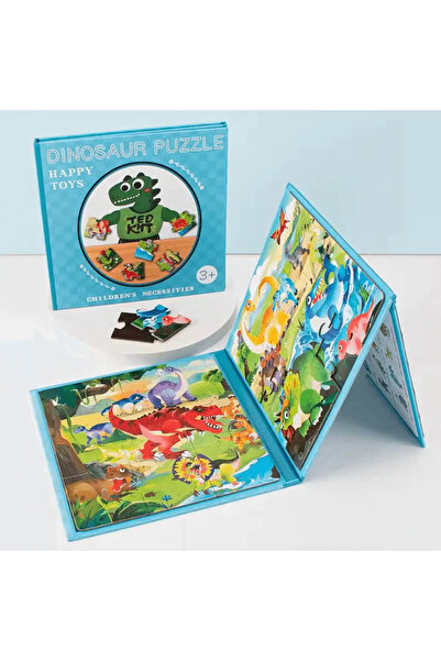 Happy Toys Puzzle magnetic tip carte, 3 ani+