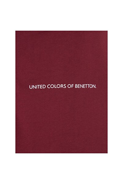 United Colors of Benetton Tricou de pijama pentru bărbați 30964M021 Bordeaux