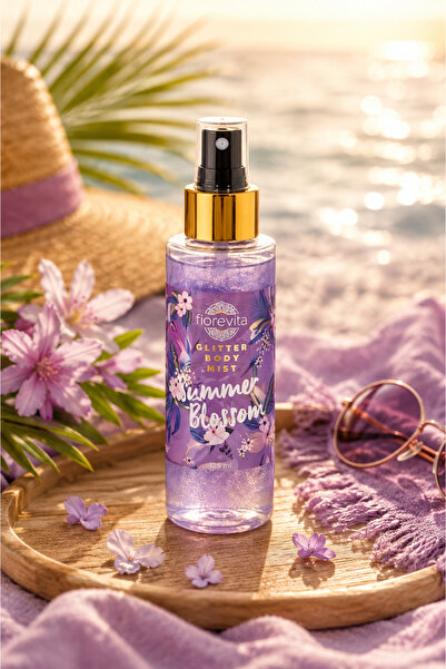 Fiorevita Spray de Corp cu Sclipici Summer Blossom 125 ml – Body Mist Parfuma...