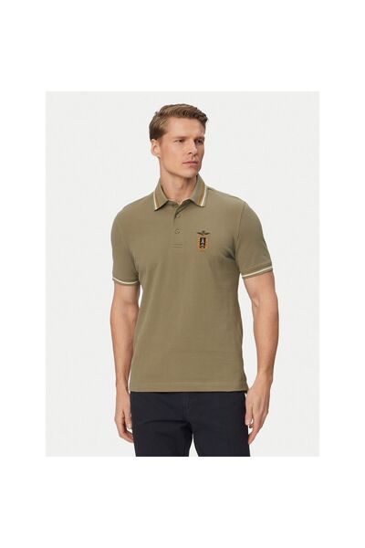 Aeronautica Militare Polo bărbați 261PO1914UP00403 Verde