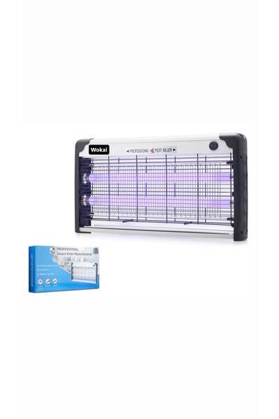 Wokai 30W Elektrikli UV LED Işıklı Zincir Askılı KILL PEST Sivrisinek Öldürüc...