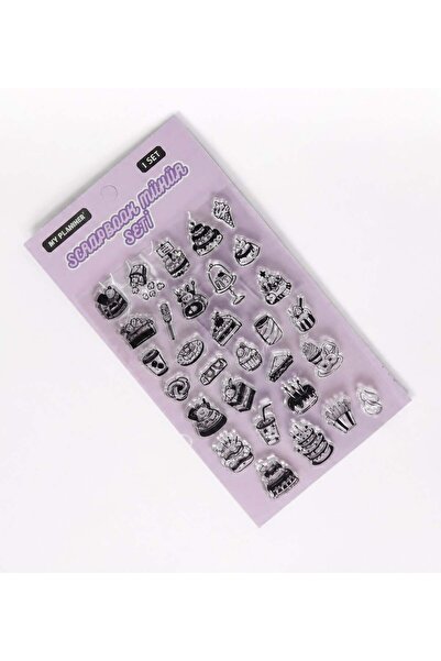 Gift Moda Transparent Silicone Scrapbook Seal Set