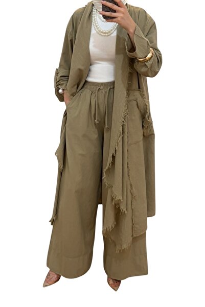 SUMEF 100% Cotton Kimono with Tassel Detail, Standard Size 38-48 Compatible