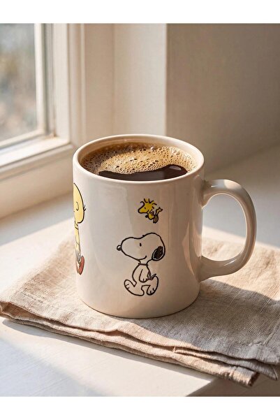 LC Waikiki Mixed Snoopy Printed Ceramic Mug (W6)