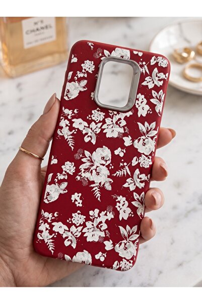 Hatreds Redmi Note 9 Pro Deri Dokulu Desenli Kamera Korumalı Darbe Emici Sili...
