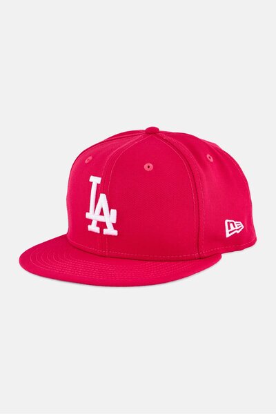 NEW ERA x MLB Men Los Angeles Dodgers Fitted Cap, Bright Pink