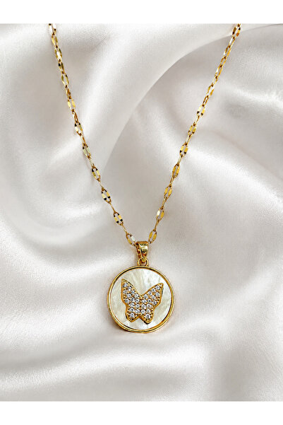Mİ MİND Butterfly Steel Necklace