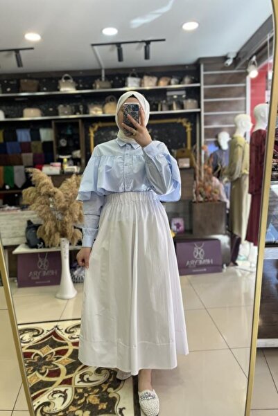 HÜMEYRA BUTİK Poplin Skirt