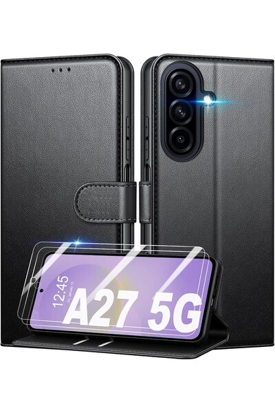 Rivor Samsung Galaxy A27 Uyumlu Kılıf Kamera Korumalı Kapaklı Kartlıklı Cüzda...