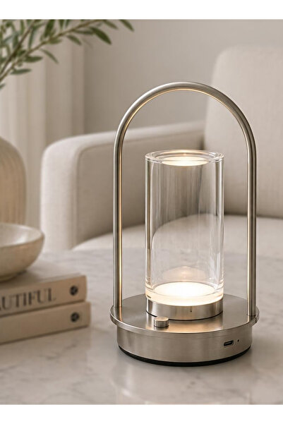 Cady One USB C Rechargeable Touch Led Table Lamp 3 Color Desk Lamp Bedroom Of...