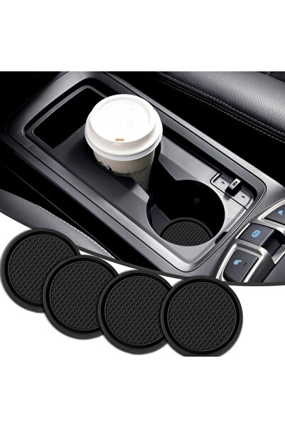 Arabest 4-Pack Car Cup Coaster,Universal Non-Slip Cup Holders Embedded in Orn...