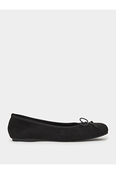Styli Plain Bow Detail Ballerina Shoes