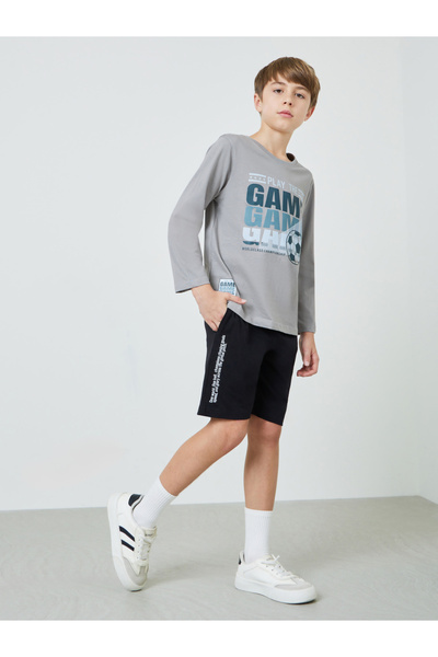 Styli Teens Cotton Regular Fit T-Shirt And Shorts Set