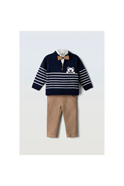 hashtag Tracksuit set with fleece jacket ecru