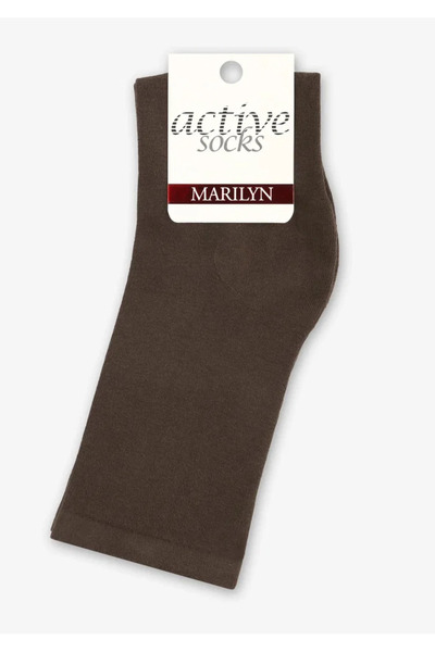 Marilyn Șosete de damă clasice, din bumbac, bronz, 36 - 40EU, FORTE 58