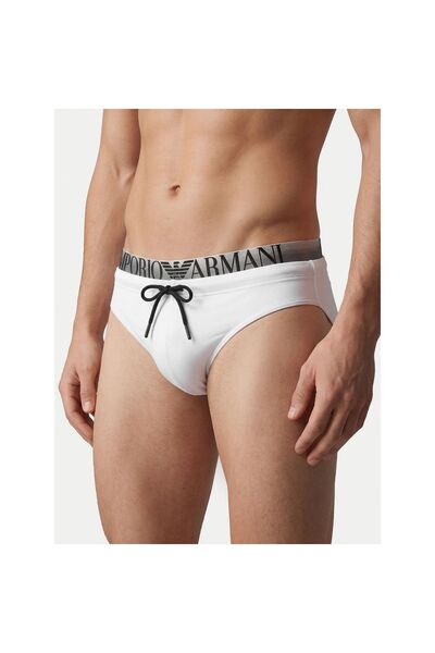 Emporio Armani Șorturi de baie bărbați EM000582 AF20432 Alb