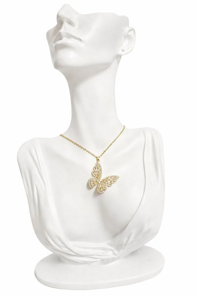OEM Colier de damă cu pandantiv fluture auriu – Elegant și delicat