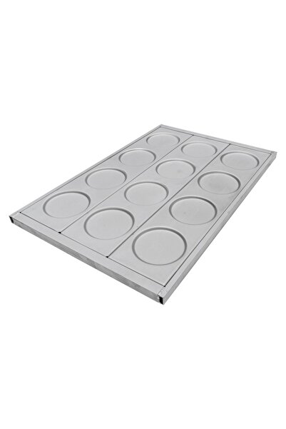 OEM Tavă din aluminiu pentru chifle de burger, 600x400mm, 12 chifle 105x95x8m...