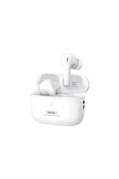 Remax W22N Ενδοωτικά ακουστικά Bluetooth handsfree με θήκη φόρτισης, Λευκά