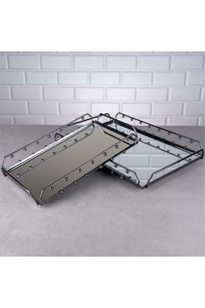 konak alışveriş Dd98.F-Mtl.2 Tray Rod Black
