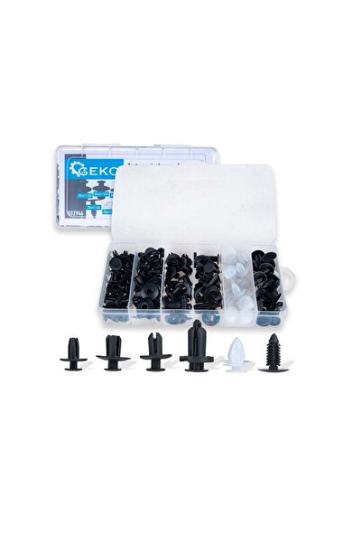 GEKO Set de cleme și știfturi auto, 100 bucăți, G 02946