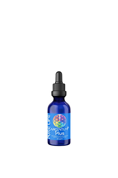 PureLife ARGENTUM+® PLUS 20ppm 60ml cu pipetă
