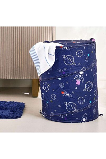 PAN HOME Wonder Space Laundry Hamper 38x50cm-Blue
