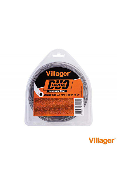 VILLAGER Fir de nylon rotund pentru trimmer 2.0mm X 15m Duo Core, VL068378