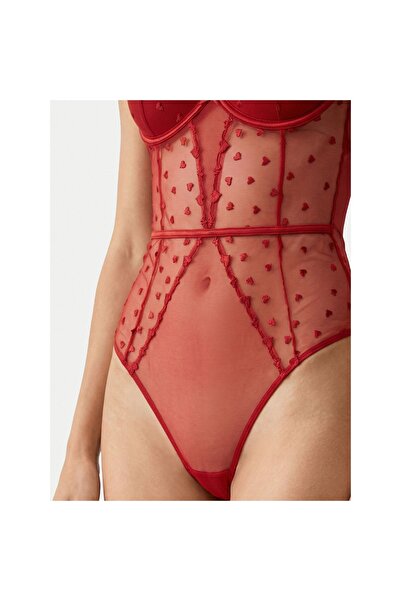 Guess Body de damă O6RM03KC600 Roșu