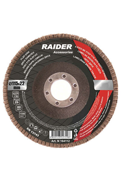 Raider Disc abraziv, 115 mm, A-150, 164113